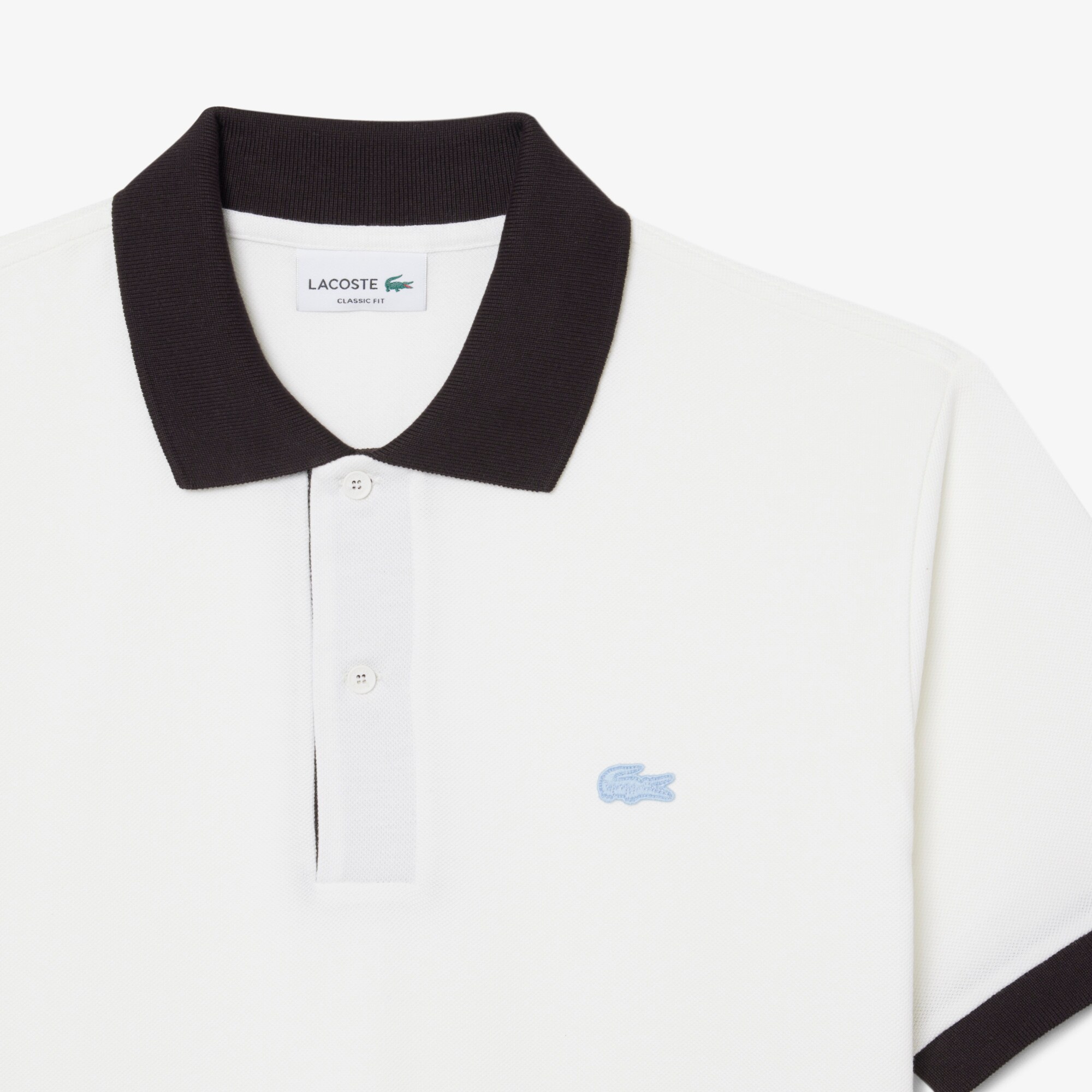 Classic Fit Contrast Rib Polo Shirt image number 4