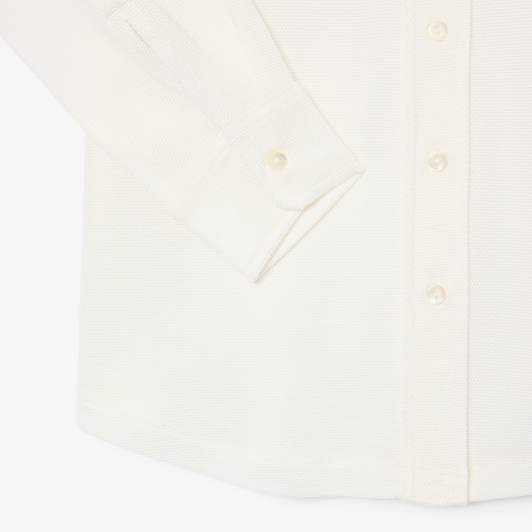 Slim Fit Long Sleeved Piqu&eacute; Polo Shirt image number 6