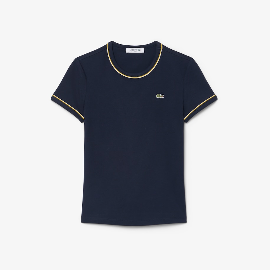 Contrast Trim Jersey T-shirt image number 3