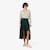 Long Asymmetric Pleated Jersey Skirt image number 0
