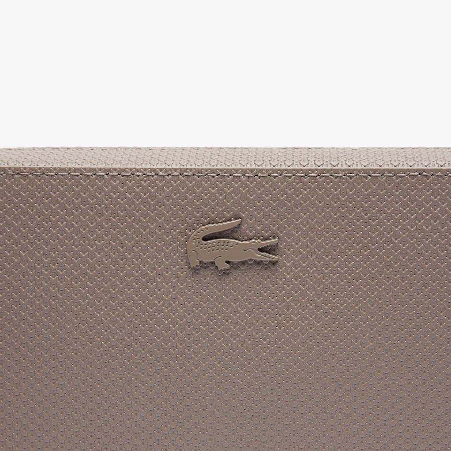 Chantaco Piqu&eacute; Leather Zipped Pouch image number 3