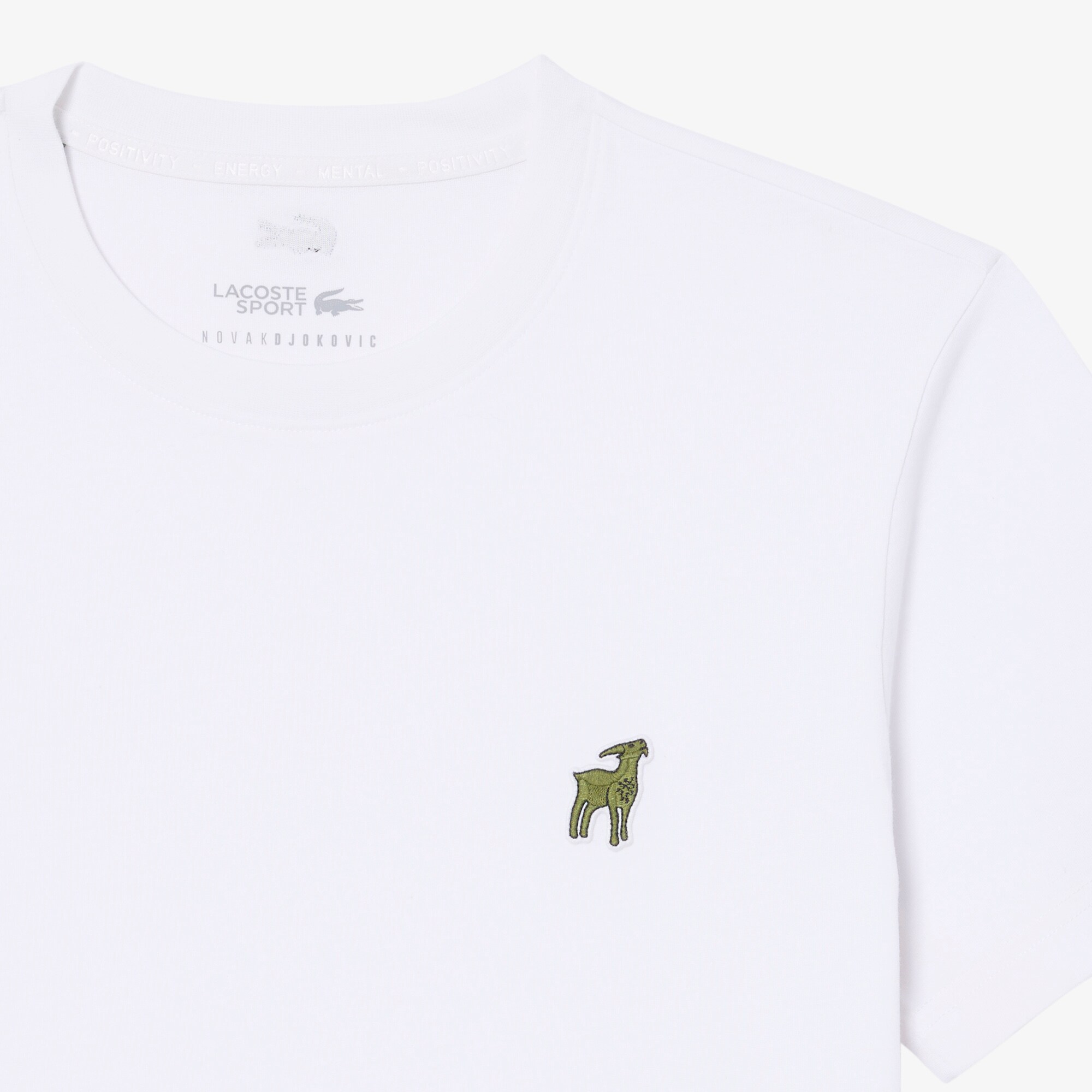 Lacoste x Novak Djokovic The GOAT T-shirt image number 4