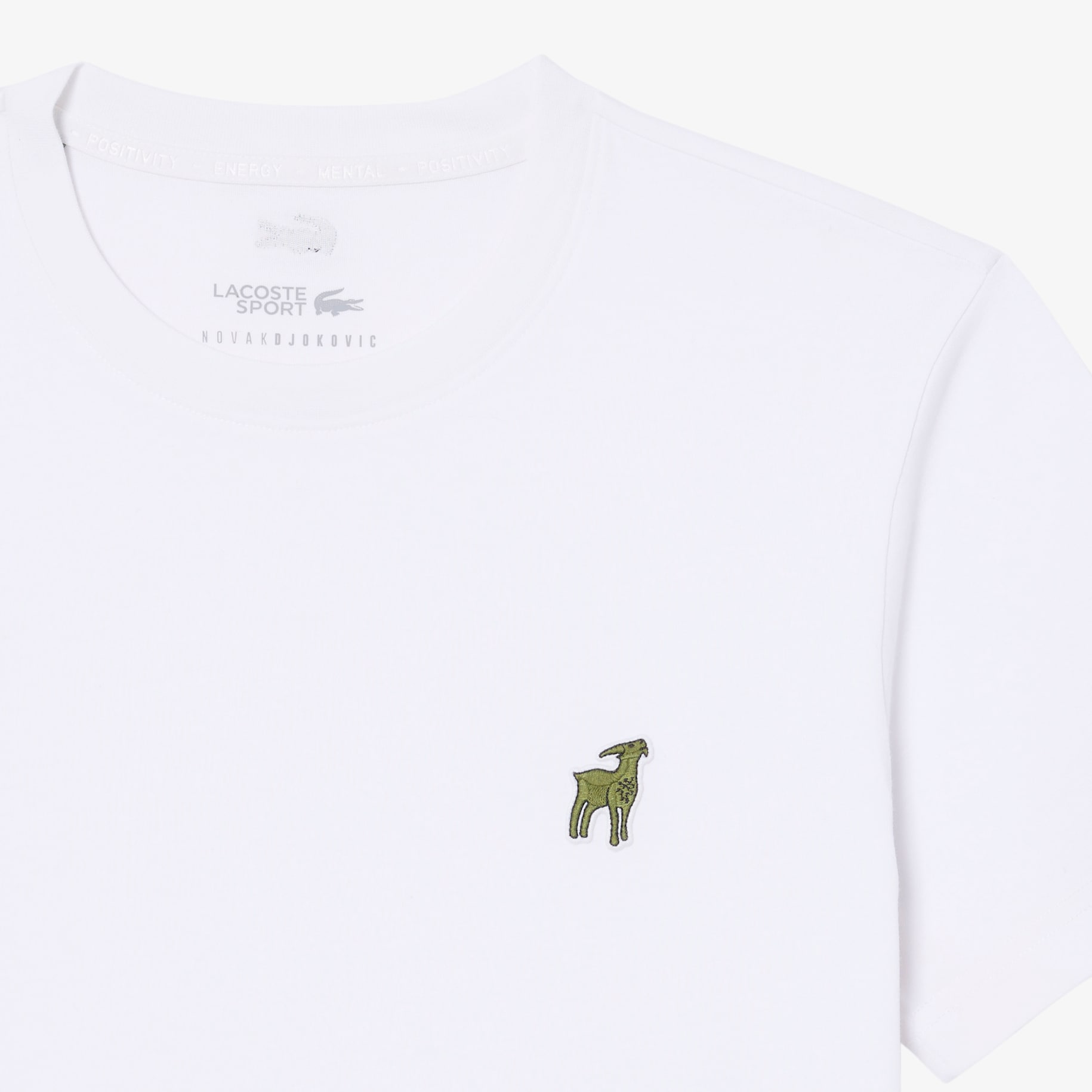 Lacoste x Novak Djokovic The GOAT T-shirt image number 4