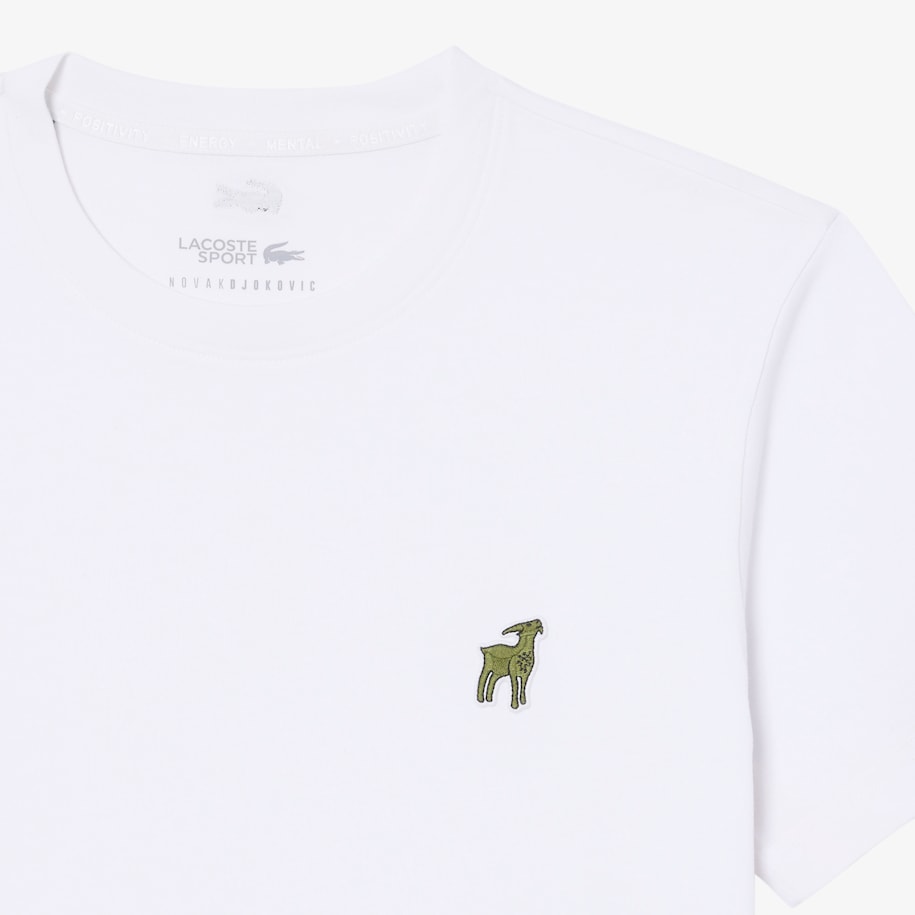 Lacoste x Novak Djokovic The GOAT T-shirt image number 4