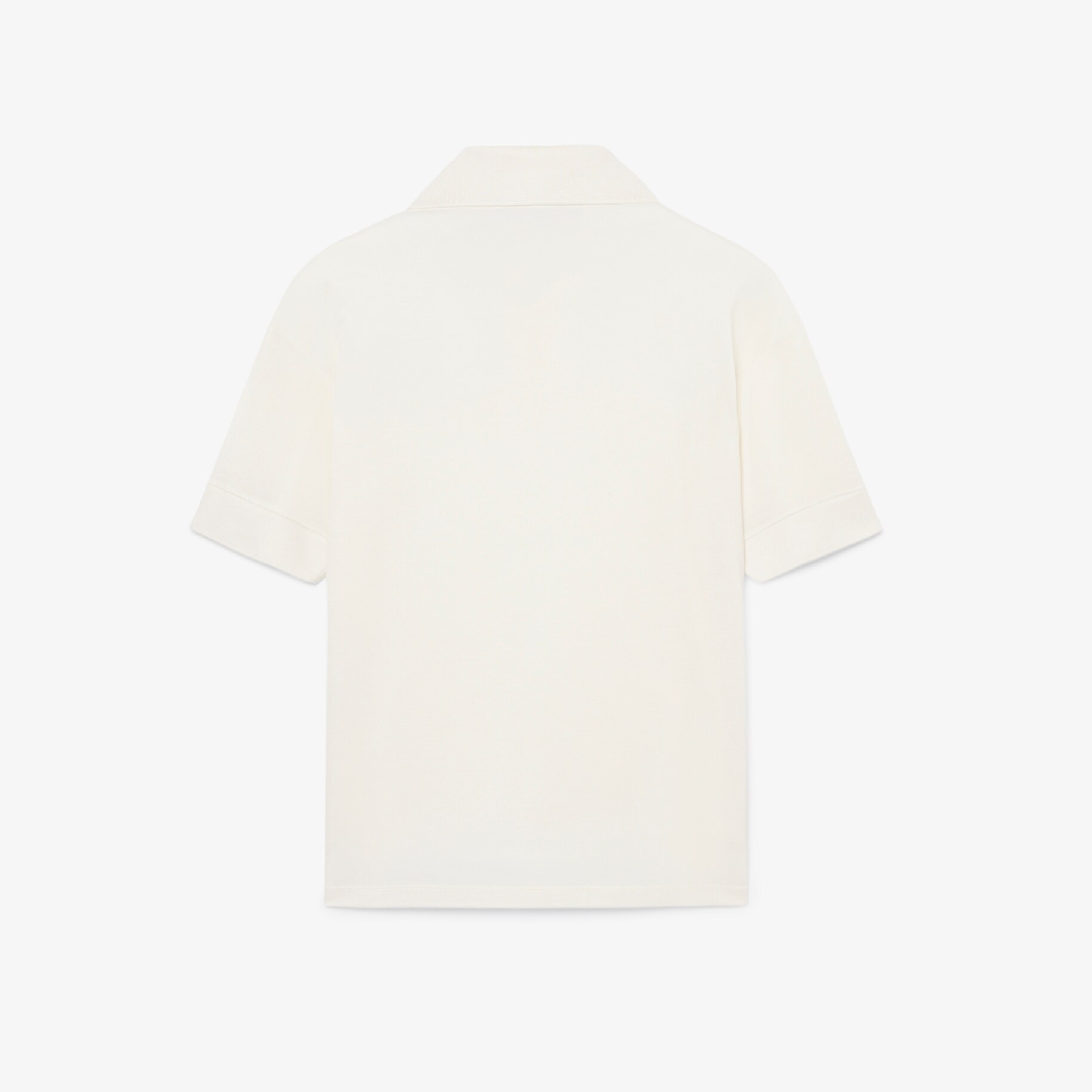 Runway Oversized Silk Piqu&eacute; Polo Shirt image number 4