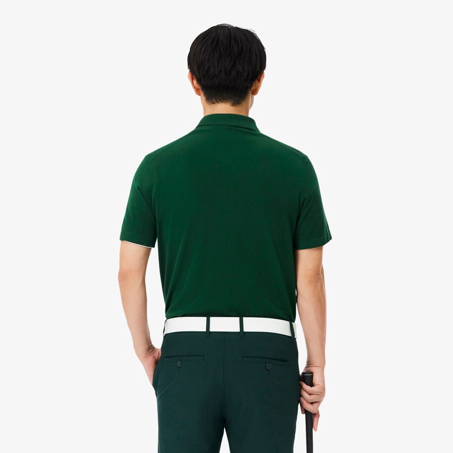 Short Sleeved Polo Collar Golf Sweater image number 2