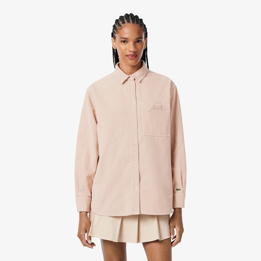 Oversized Corduroy Overshirt image number 0