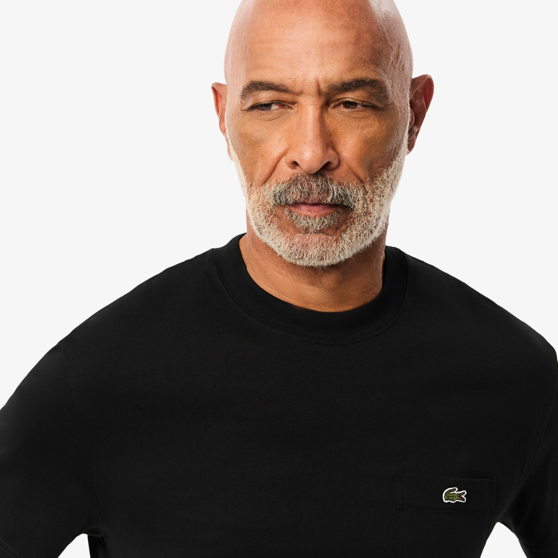 Cotton T-shirt with Breast Pocket image number 1