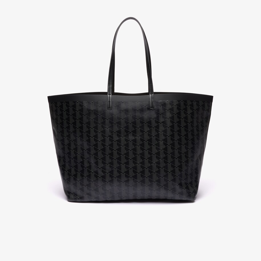 Zely Coated Canvas Monogram Large Tote