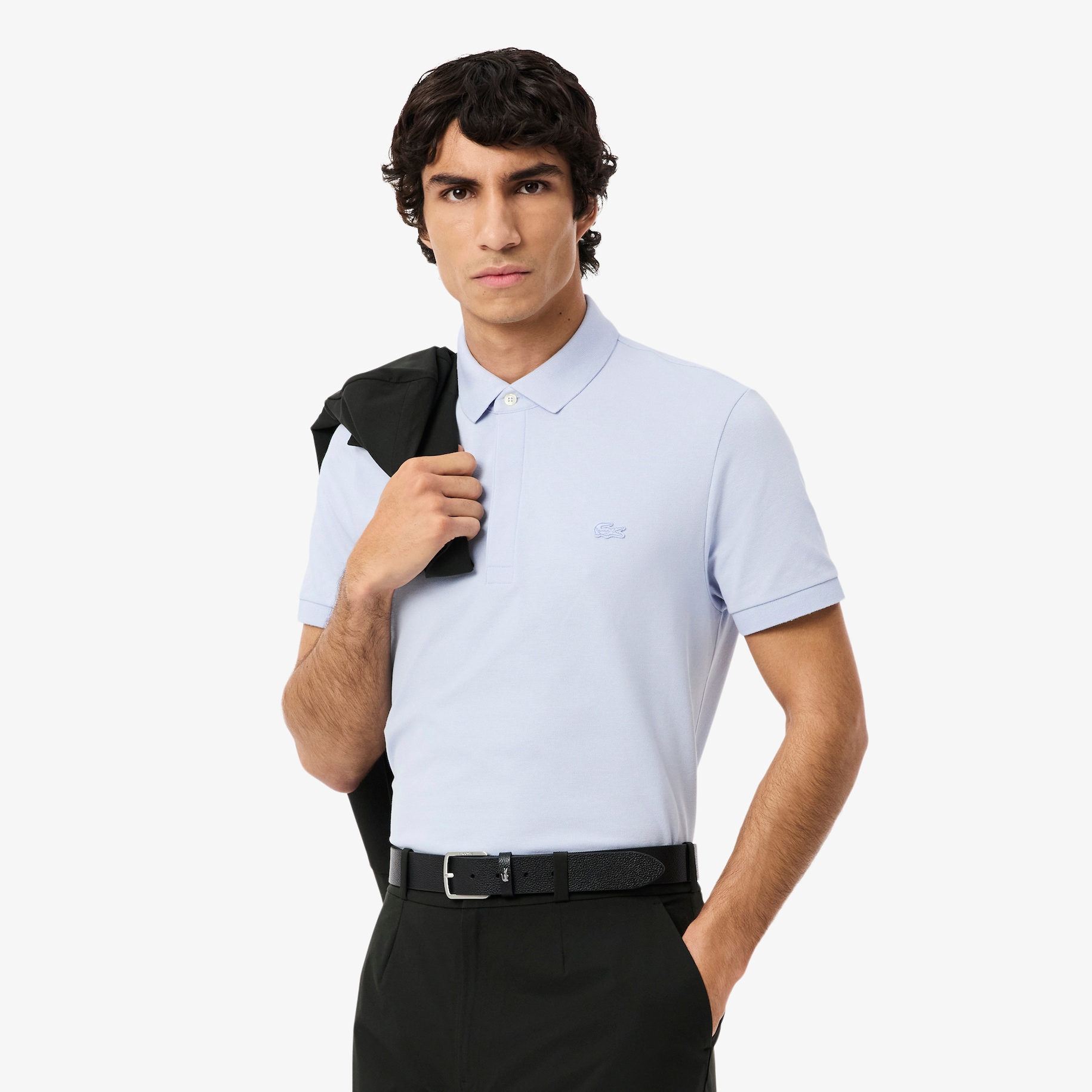 Regular Fit Paris Stretch Piqu&eacute; Polo Shirt image number 0