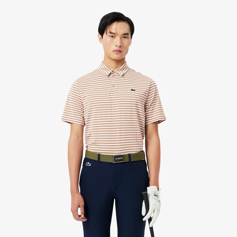 Regular Fit Ultra Dry Striped Golf Polo Shirt image number 0