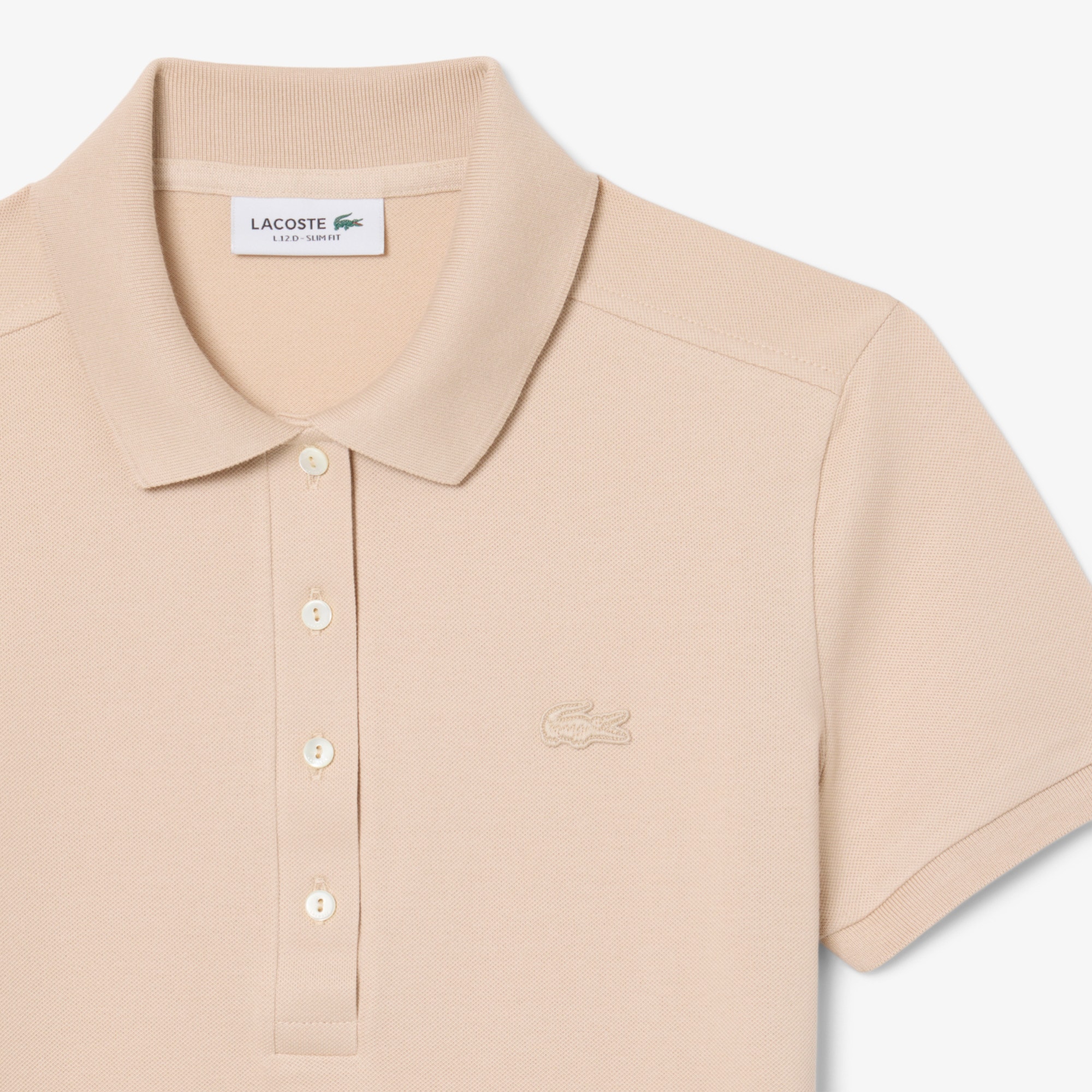 L.12.D Slim Fit Stretch Mini Piqu&eacute; Polo Shirt image number 4