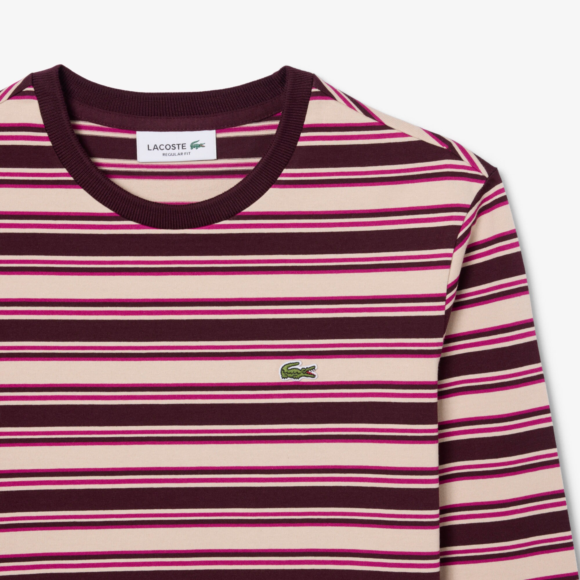 Long Sleeved Striped Jersey T-shirt image number 4