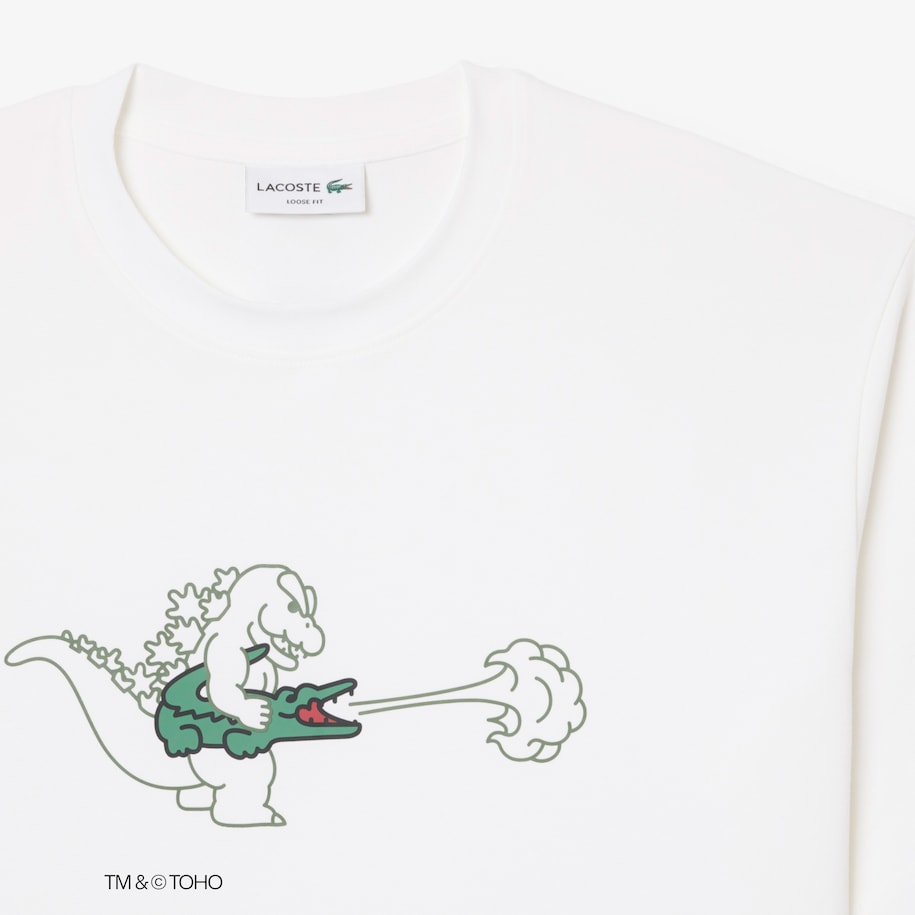 T-shirt Lacoste & Godzilla image number 4