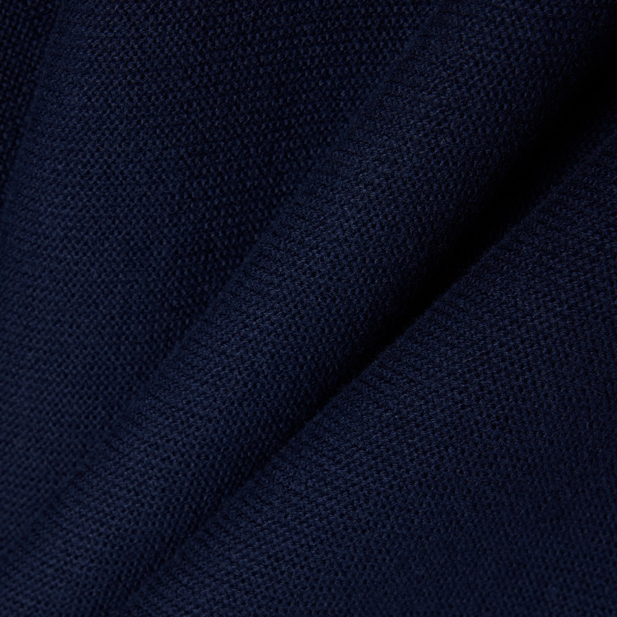 Classic Fit Long Sleeved Knitted Polo Shirt image number 5