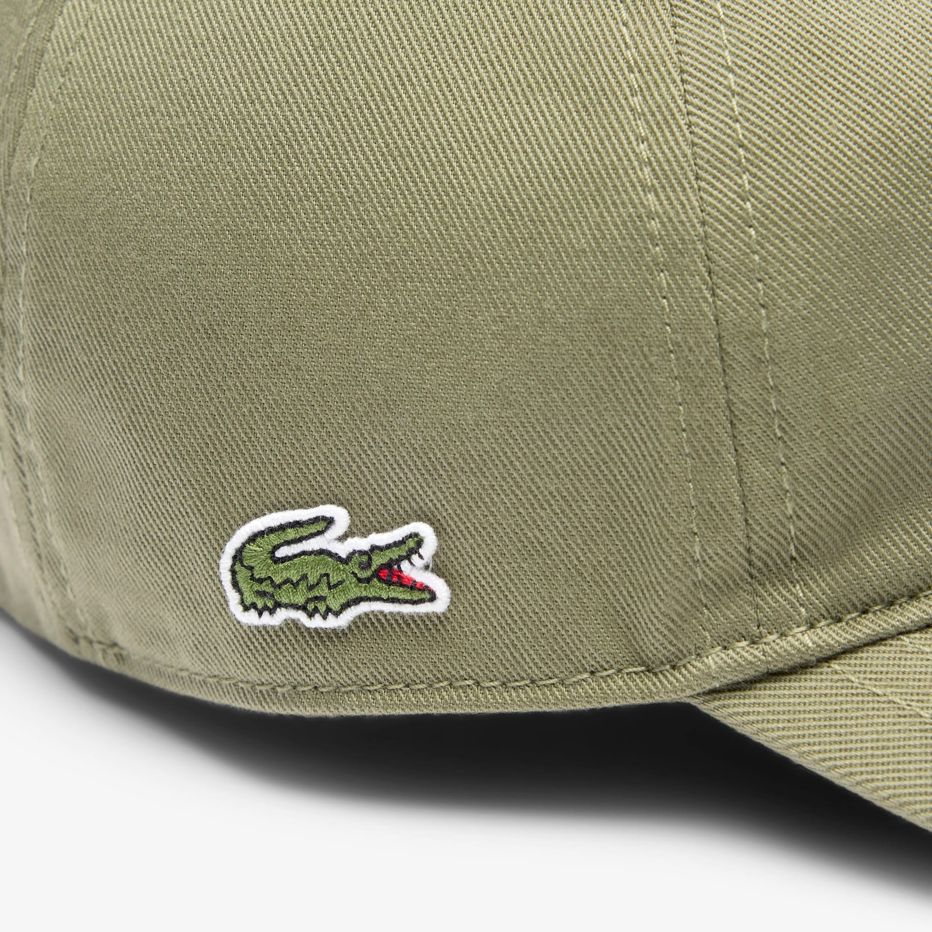 Unisex Lacoste Organic Cotton Twill Cap image number 3