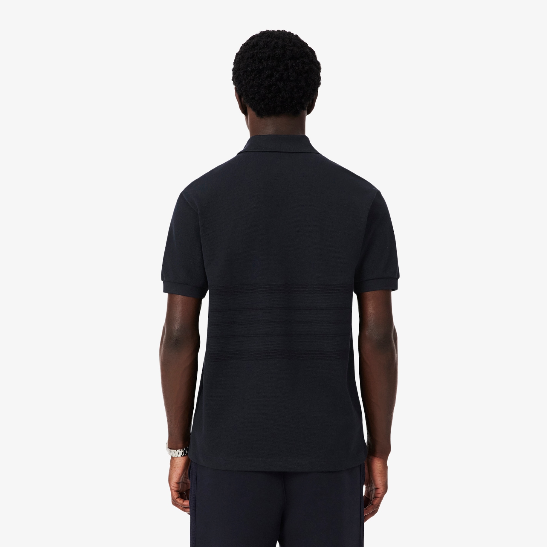 French Made Classic Fit Striped Polo image number 2