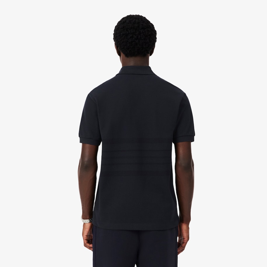 French Made Classic Fit Striped Polo image number 2