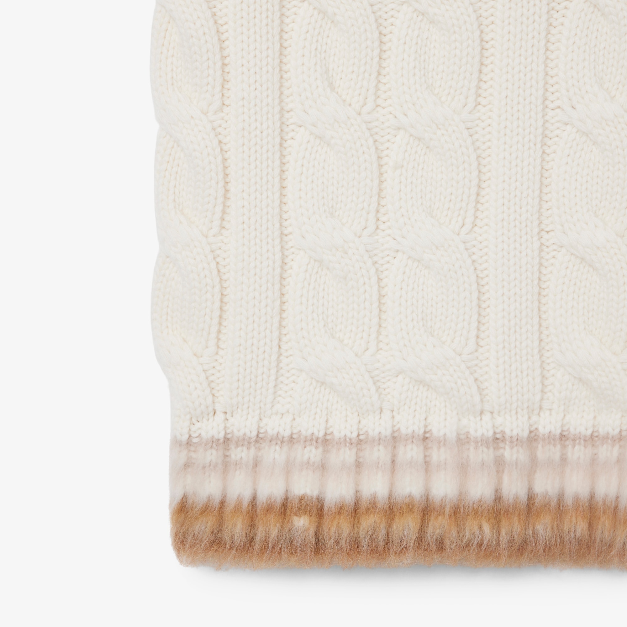 Runway Cable Knit Wool Sweater Vest image number 6
