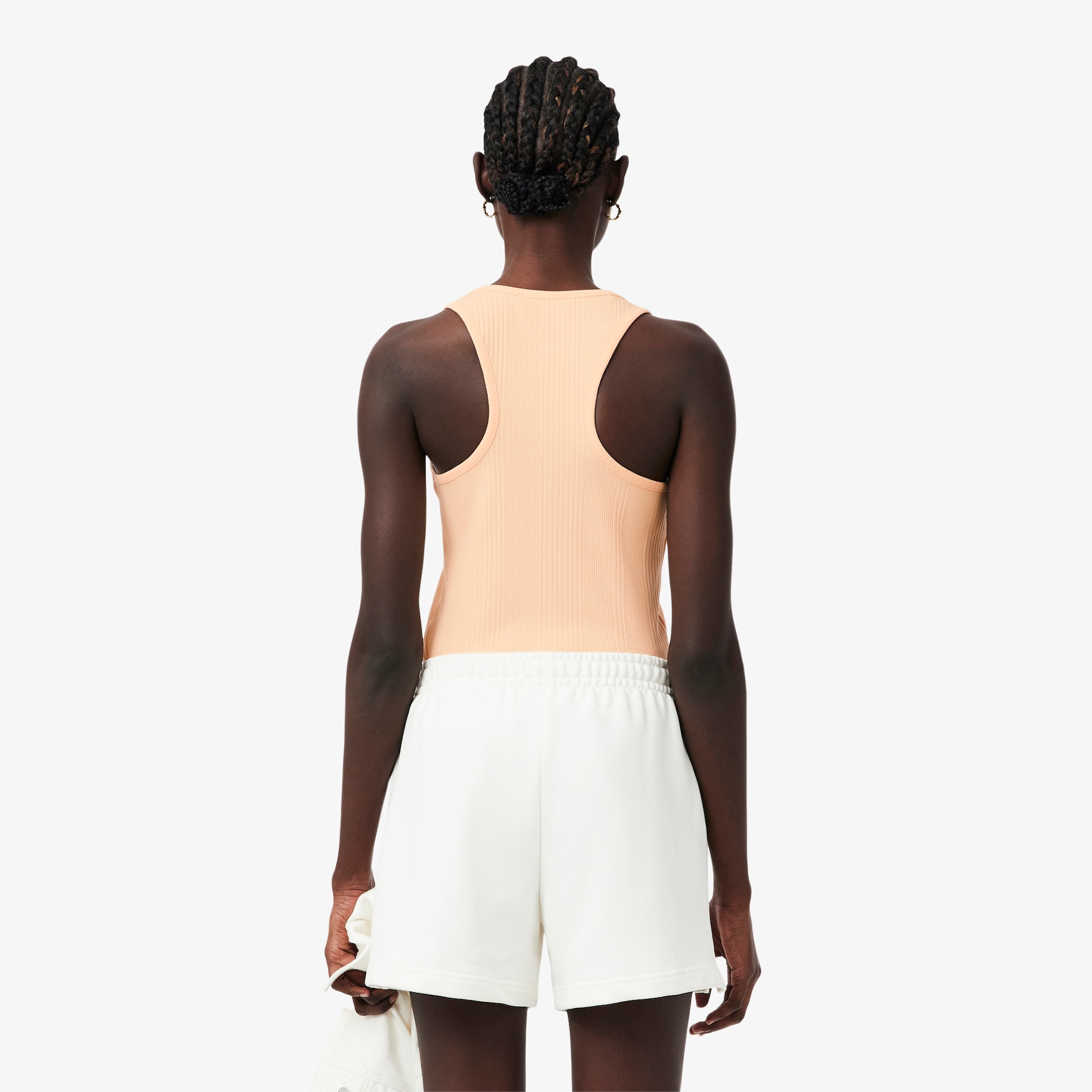 Slim Fit Ribbed Cotton Tank Top image number 2