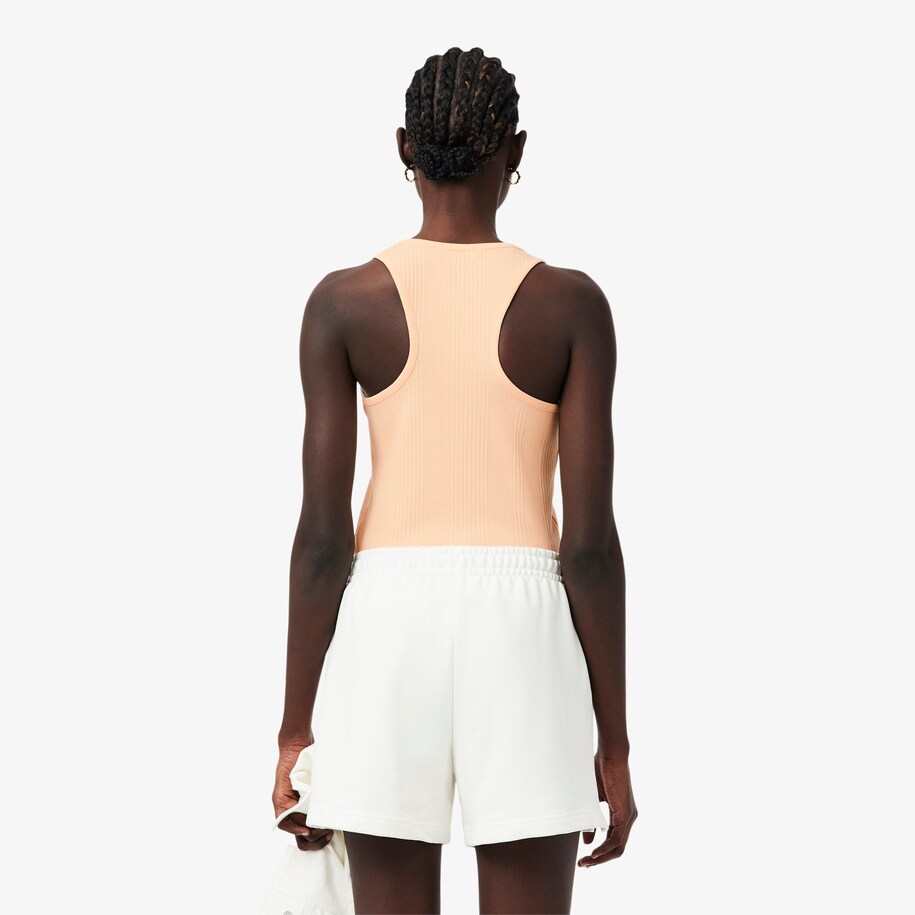 Slim Fit Ribbed Cotton Tank Top image number 2