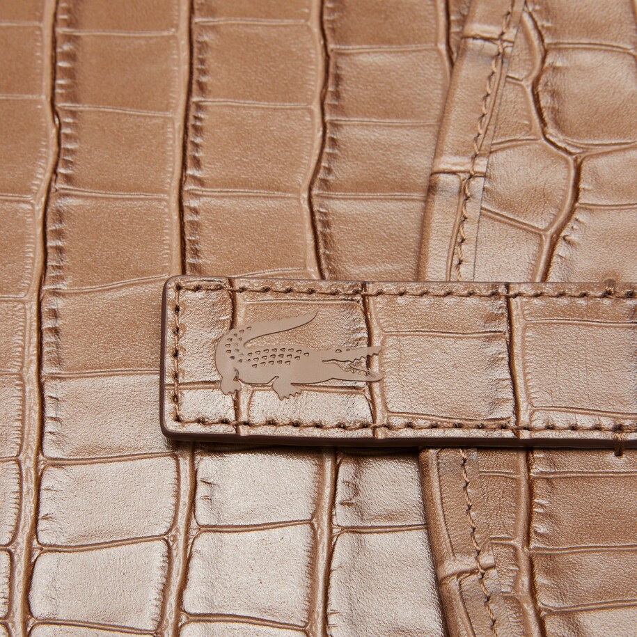 Runway Mock Croc Leather Racket Bag image number 4