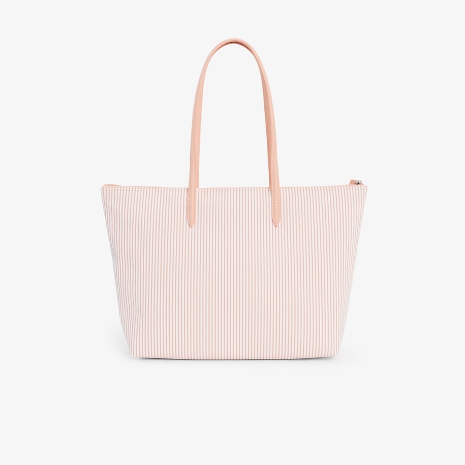 Large Striped L.12.12 Concept Tote image number 1