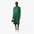 Runway Printed Satin Scarf Neck Dress image number 0