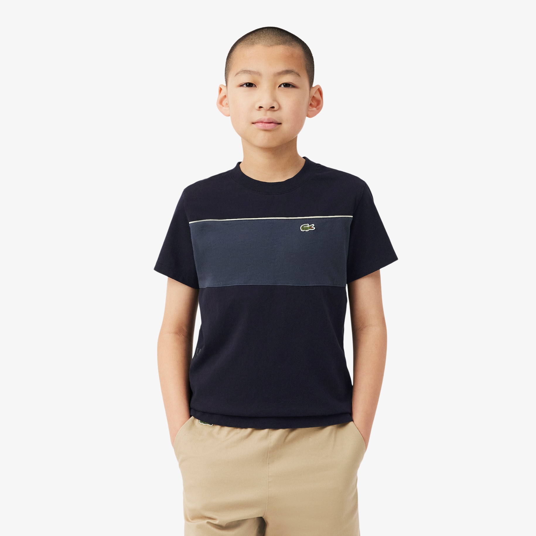 Cotton Colour-Block T-shirt image number 0