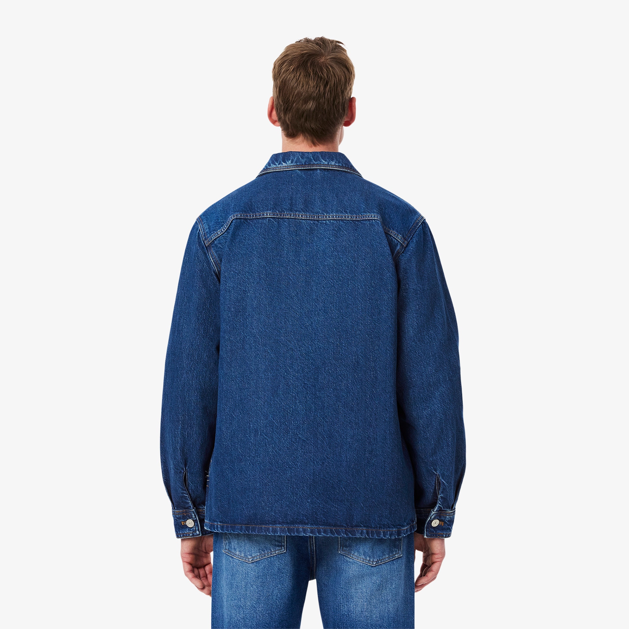 Oversized Cotton Denim Overshirt image number 2