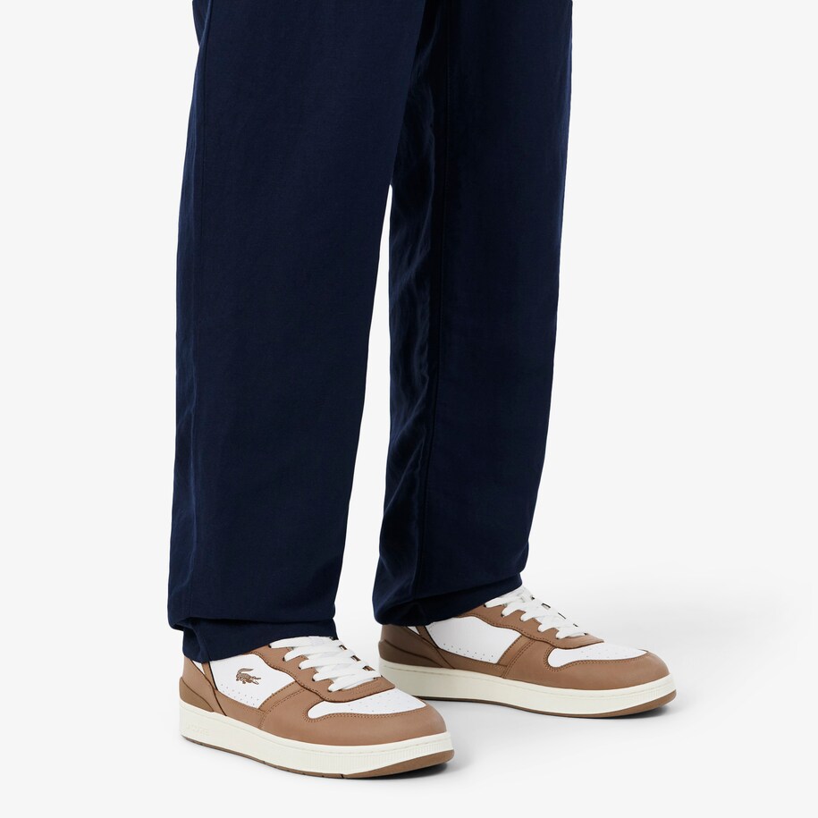 Men's T-Clip Set Leather Sneakers image number 7