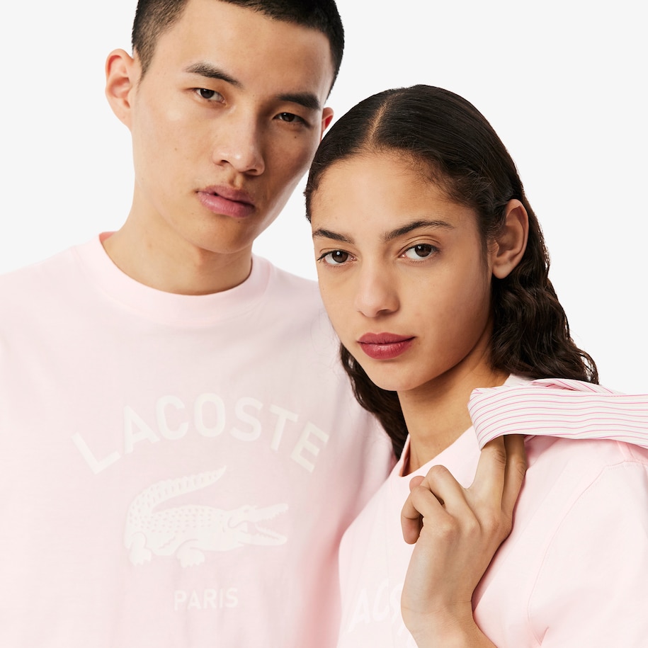 Signature Print Cotton T-shirt image number 1