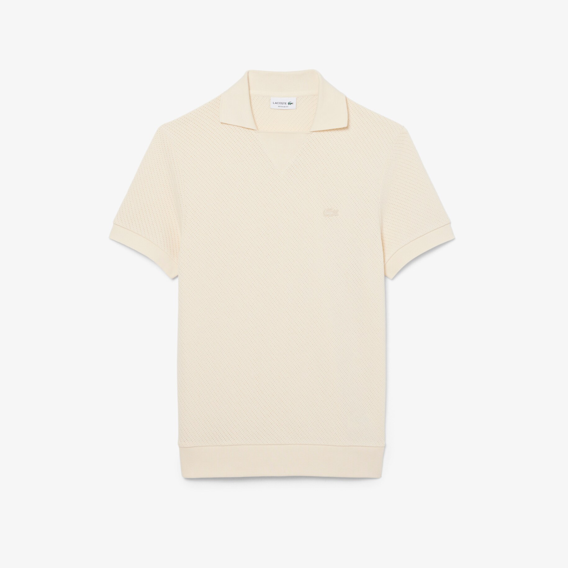 Regular Fit Lacy Cotton Polo Shirt image number 3