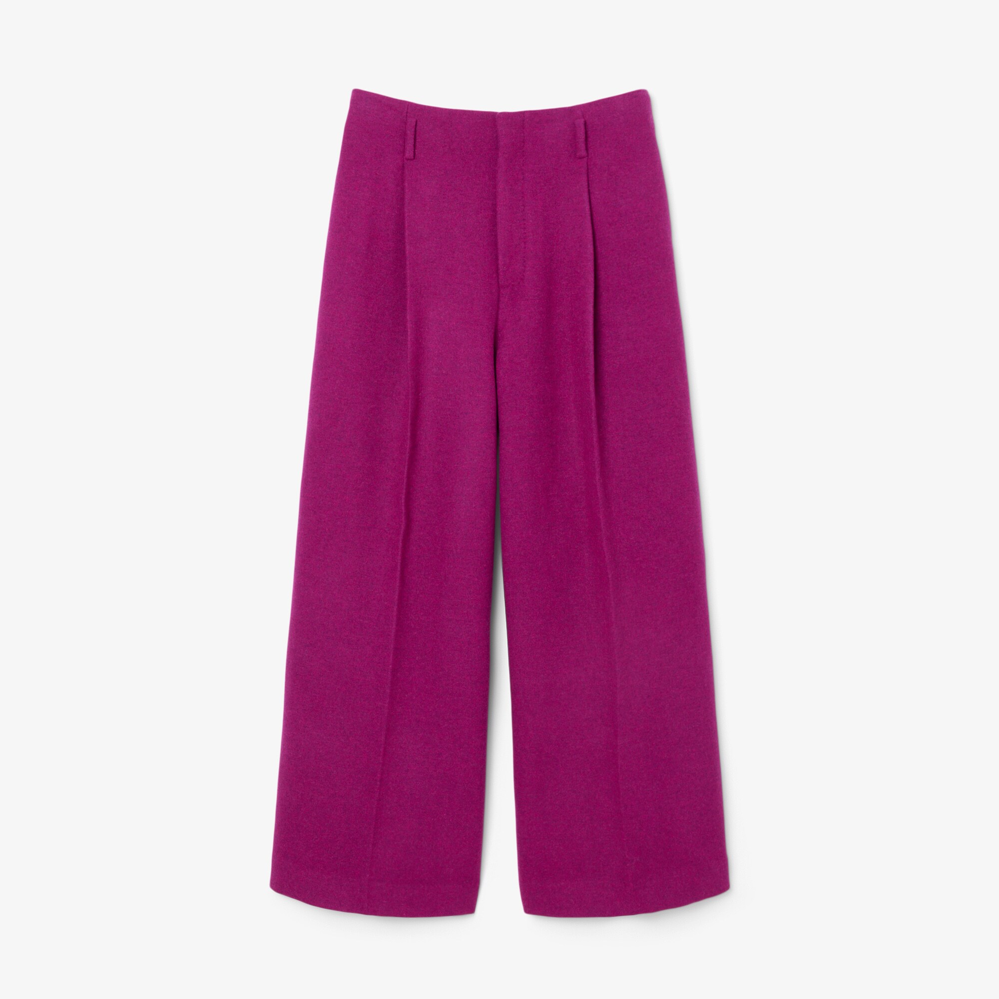 Runway Slub Wool Wide Fit Tailored Pants image number 3