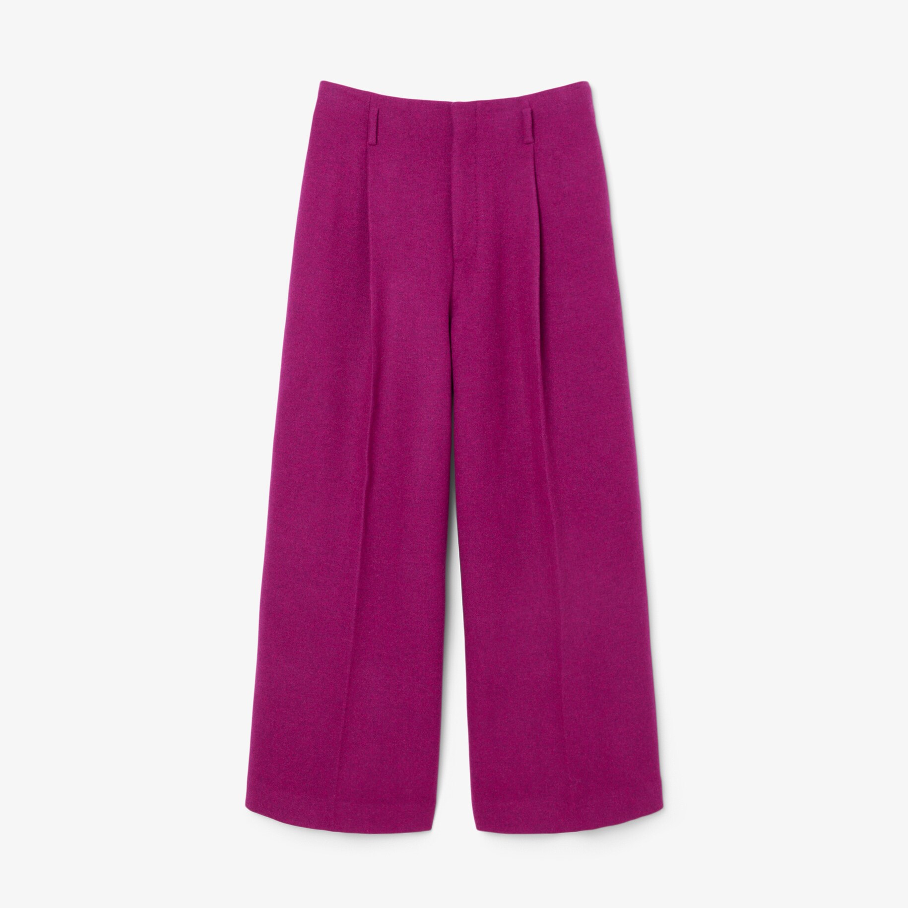 Runway Slub Wool Wide Fit Tailored Pants image number 3