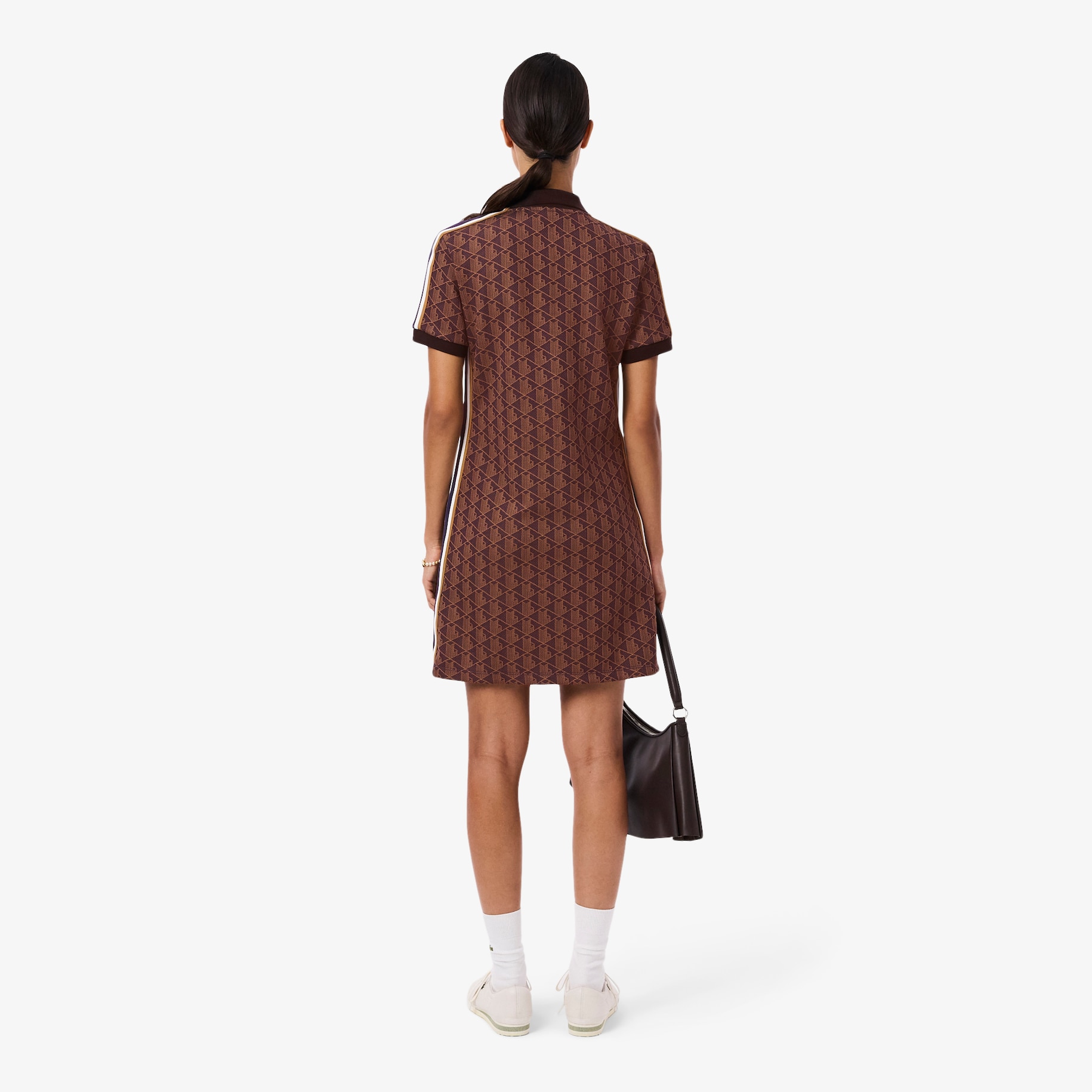 Slim Fit Monogram Polo Dress image number 2