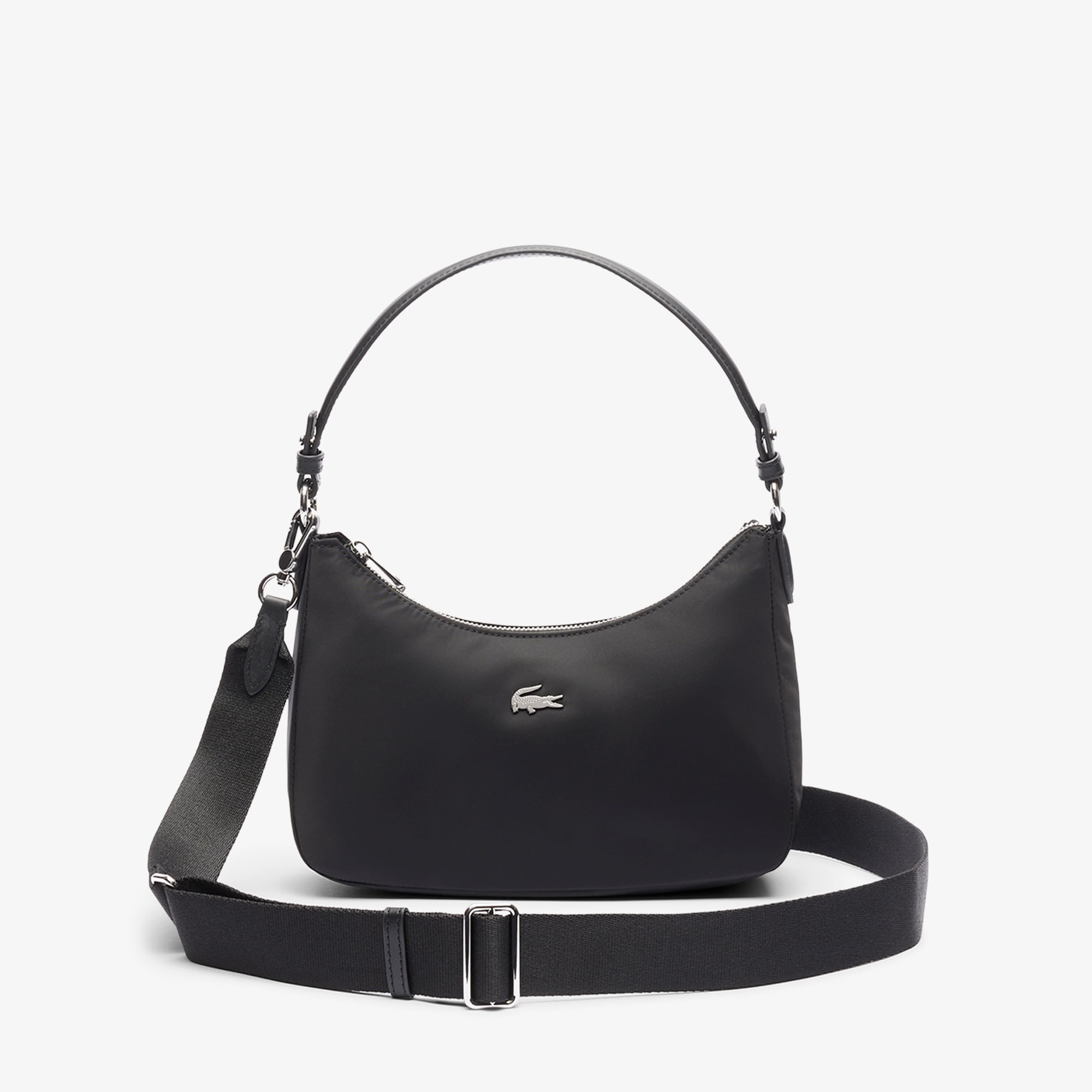 【LACOSTE】IZZIE Shoulder Hobo Bag_NF4537Y (BLACK)〜バッグ Buy Original Izzie Shoulder Bag | Lacoste ID