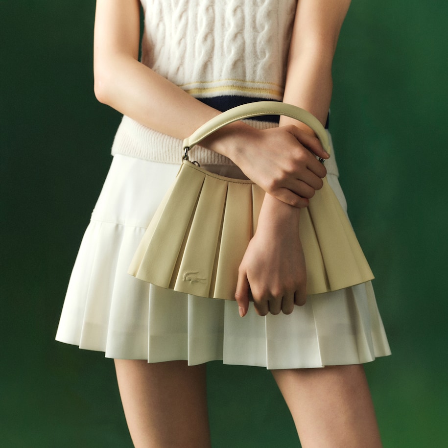 Small Lenglen Leather Hobo Bag image number 6