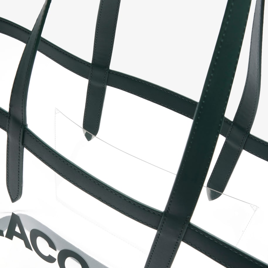 Large Anna Transparent Grained Tote image number 3