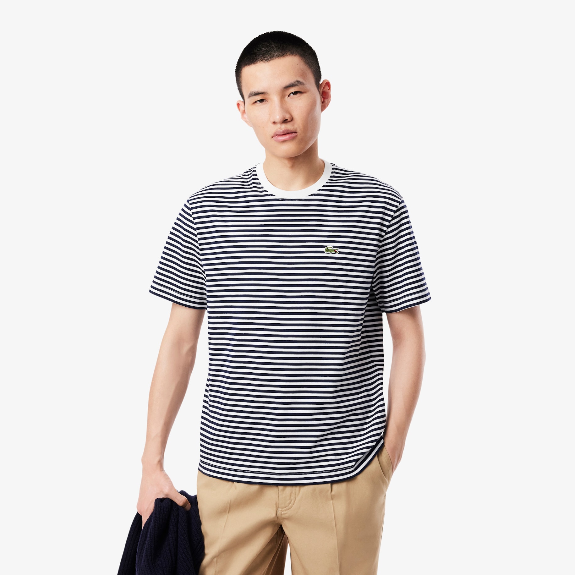 Heavy Cotton Striped T-shirt image number 0