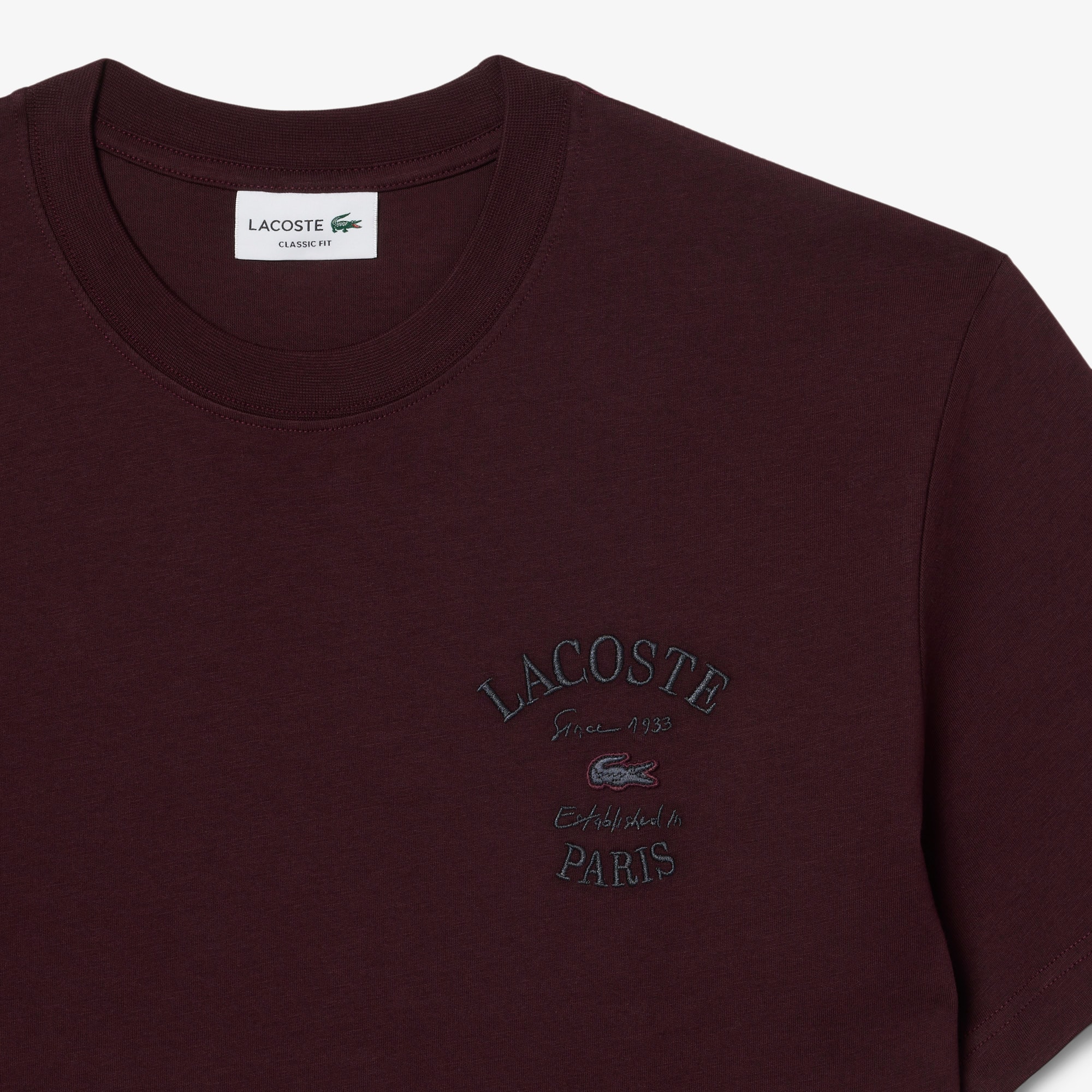 Embroidery Accent Cotton Jersey T-shirt image number 1