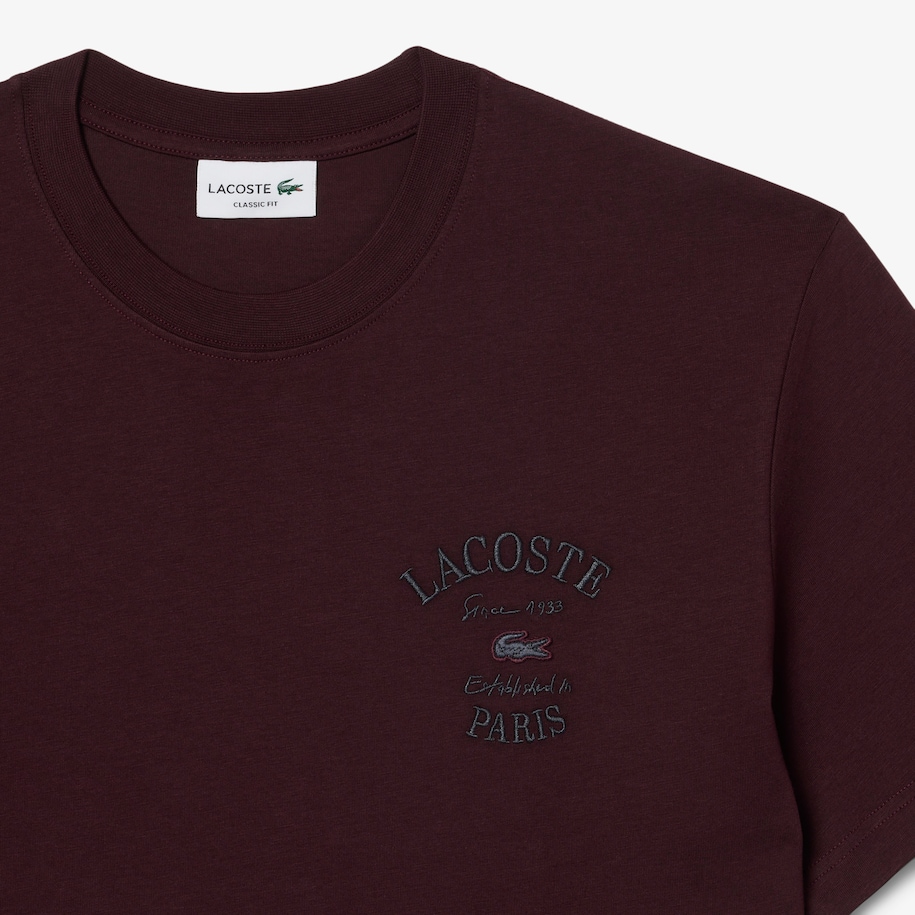 Embroidery Accent Cotton Jersey T-shirt image number 1