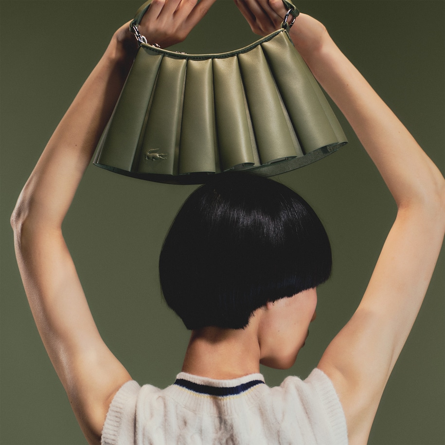 Small Lenglen Leather Hobo Bag image number 6