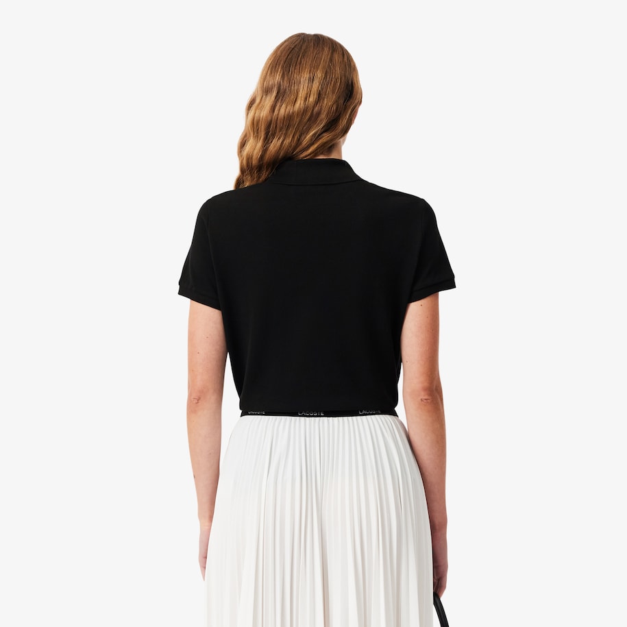 Women's Lacoste Regular Fit Soft Cotton Petit Piqué Polo Shirt image number 2