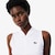 Sleeveless Stretch Dual Fabric Tennis Polo Shirt image number 1