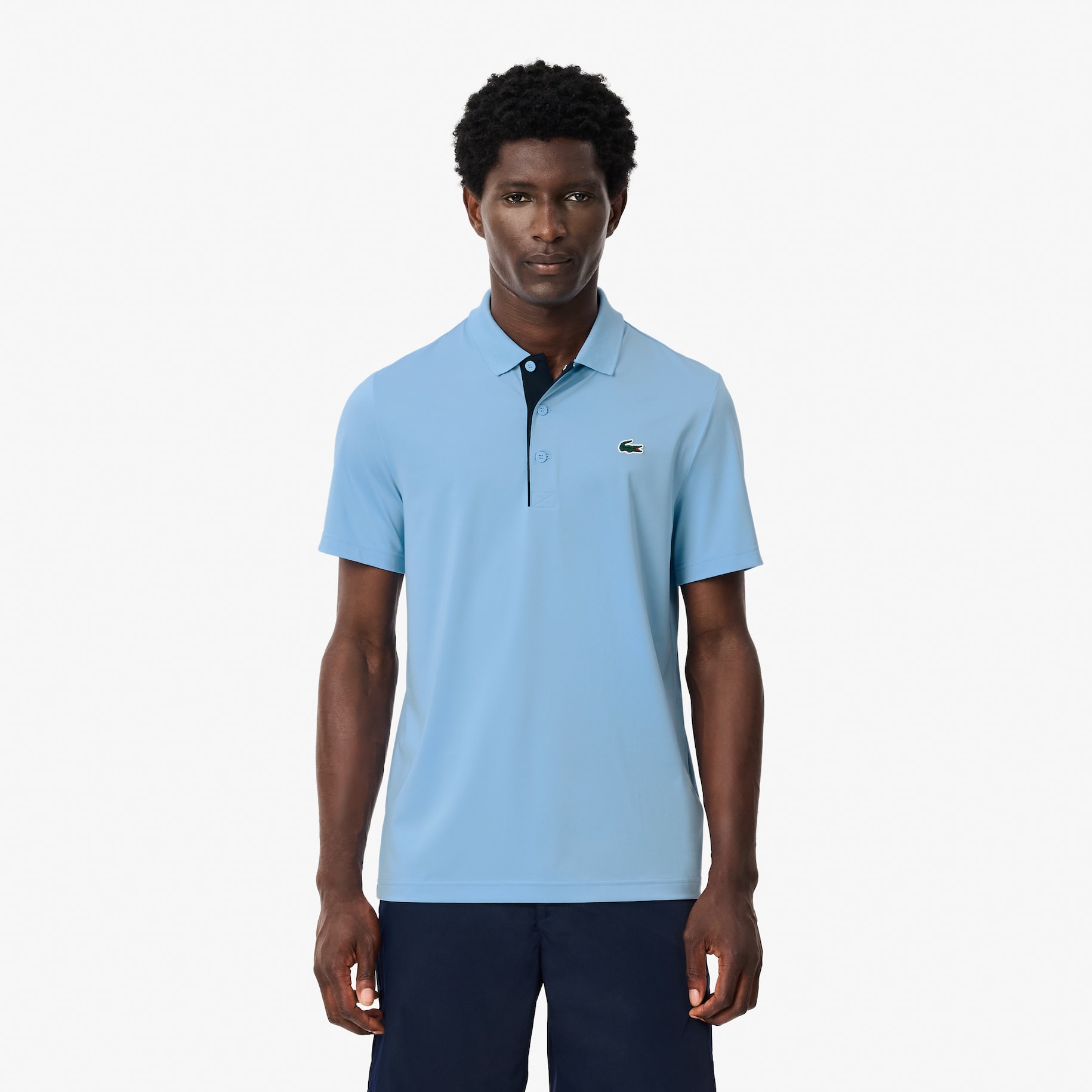Ultra-Dry Anti-UV Stretch Jersey Golf Polo Shirt image number 0