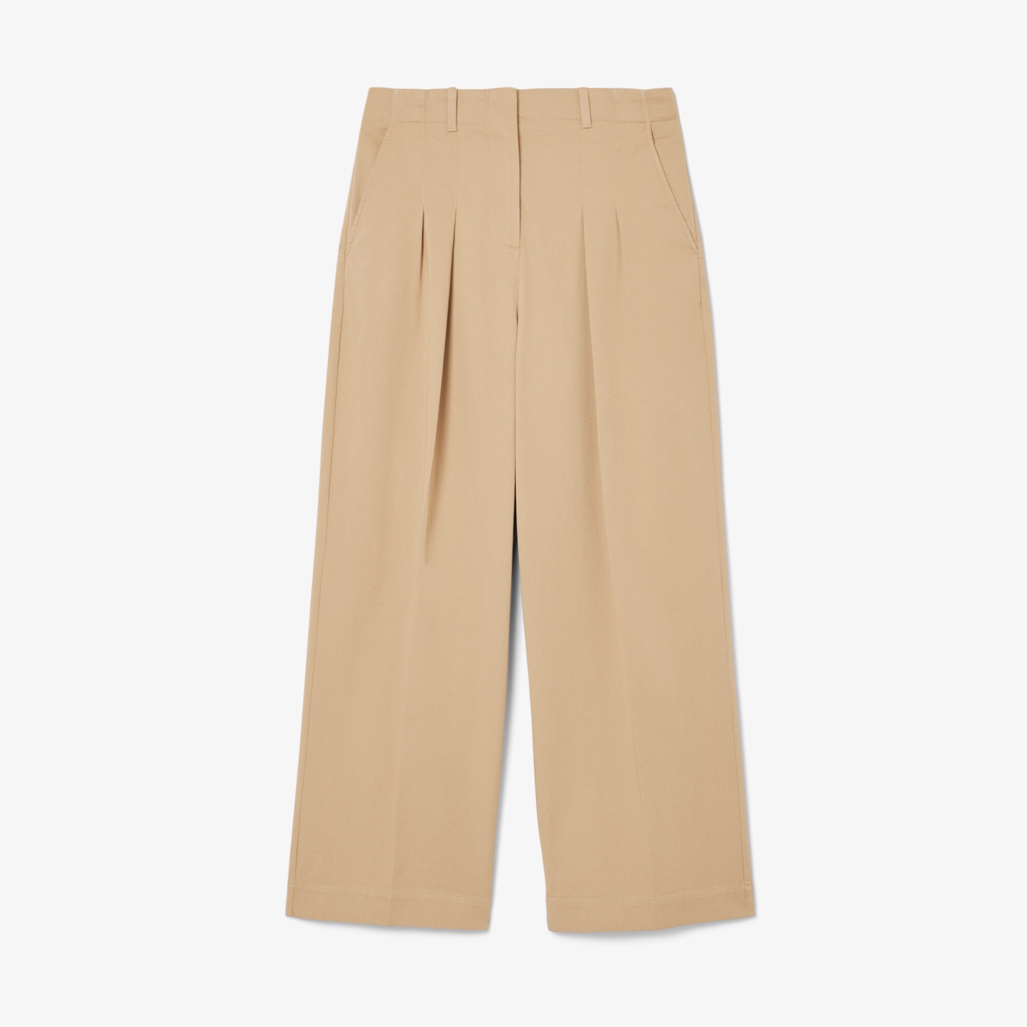 Flared Leg Stretch Gabardine Pants image number 3