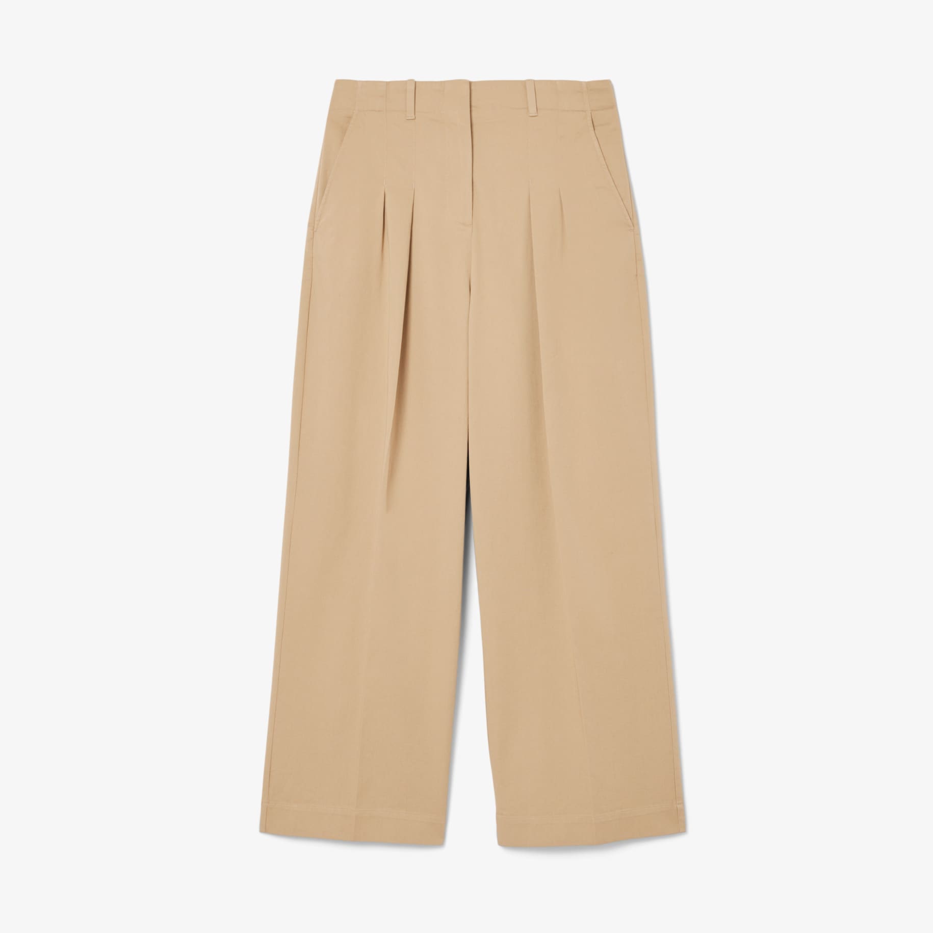 Flared Leg Stretch Gabardine Pants image number 3