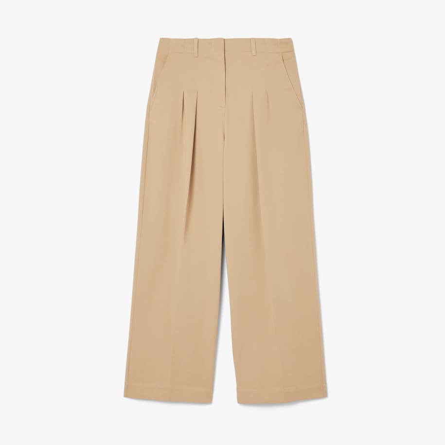 Flared Leg Stretch Gabardine Pants image number 3