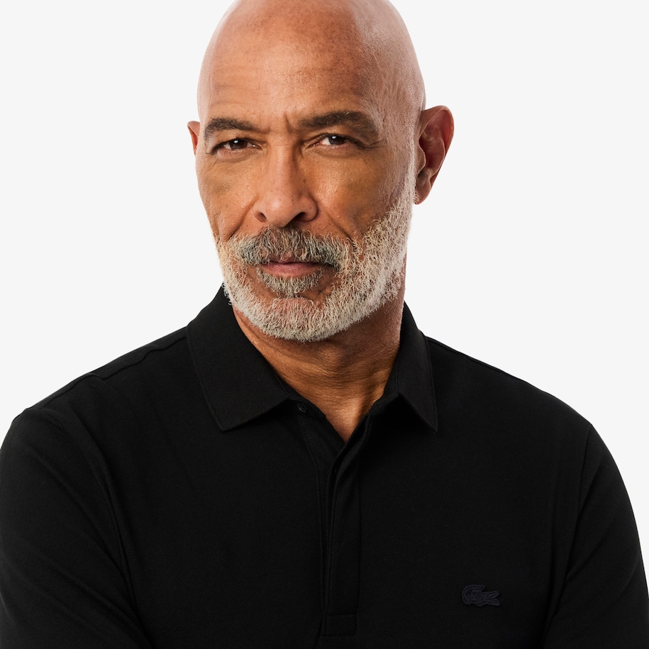 Smart Paris long sleeve stretch cotton Polo Shirt image number 1